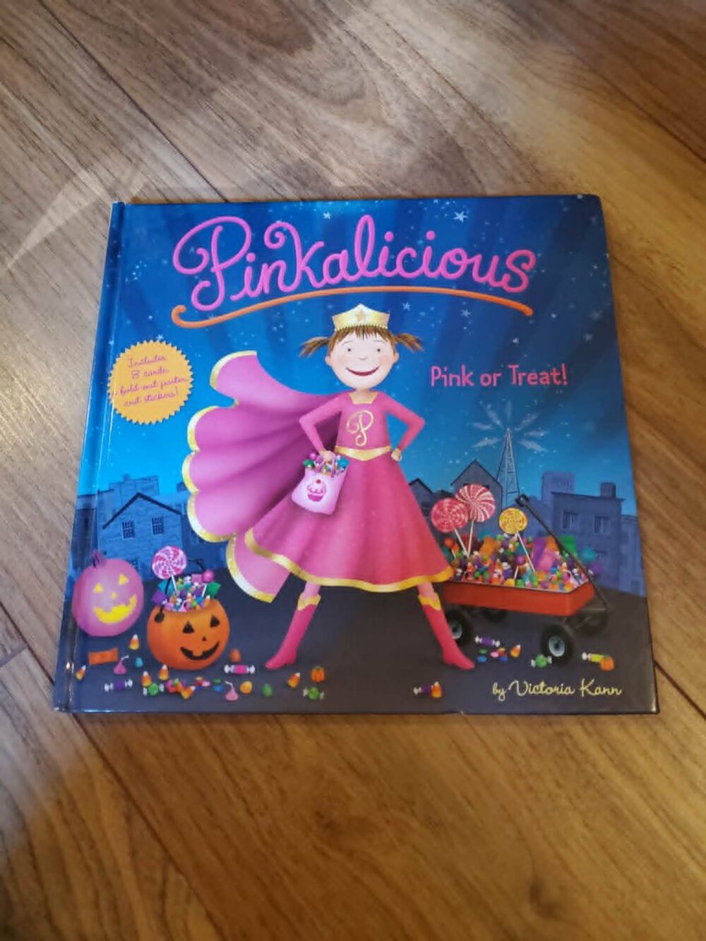 Pinkalicious Pink or Treat Hard Cover Book